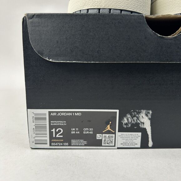 Nike Shoes Air Jordan 1 Mid Retro “Neutral Grey” 2024 - Picture 5 of 6